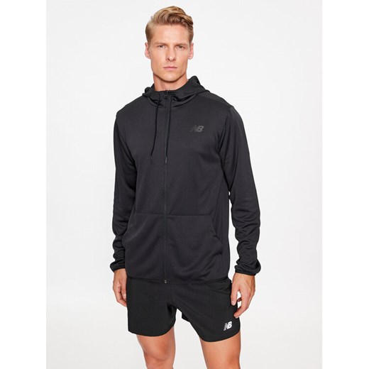 New Balance Bluza Tenacity Knit Training Hoodie MJ33122 Czarny Regular Fit ze sklepu MODIVO w kategorii Bluzy męskie - zdjęcie 182647459