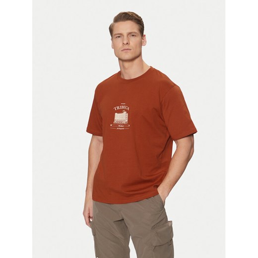 Jack&Jones T-Shirt Boston 12273400 Brązowy Relaxed Fit ze sklepu MODIVO w kategorii T-shirty męskie - zdjęcie 182647479