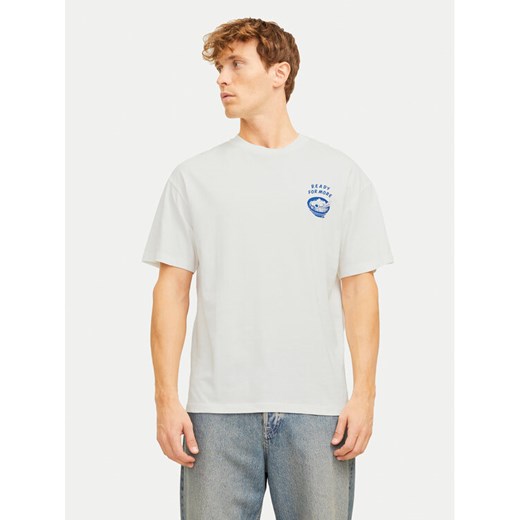 Jack&Jones T-Shirt Charge 12269384 Biały Relaxed Fit ze sklepu MODIVO w kategorii T-shirty męskie - zdjęcie 182647497