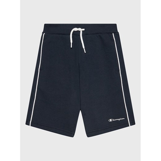 Champion Szorty sportowe Script Logo 306147 Granatowy Regular Fit ze sklepu MODIVO w kategorii Spodenki chłopięce - zdjęcie 182647555