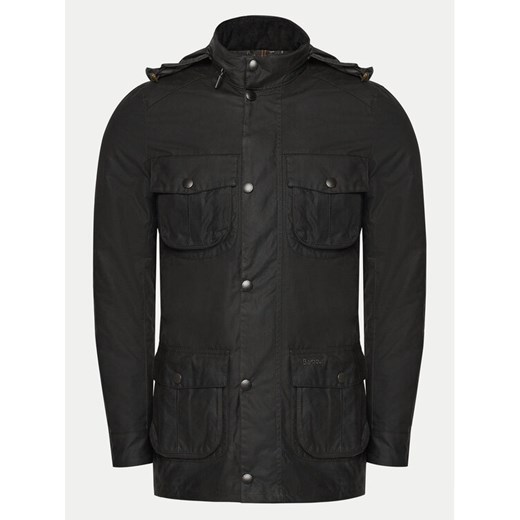 Barbour Kurtka przejściowa Corbridge MWX0340BK72 Czarny Tailored Fit ze sklepu MODIVO w kategorii Kurtki męskie - zdjęcie 182647565