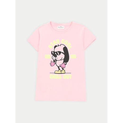 Coccodrillo T-Shirt ZC4143201CGK Różowy Regular Fit ze sklepu MODIVO w kategorii Bluzki dziewczęce - zdjęcie 182647778