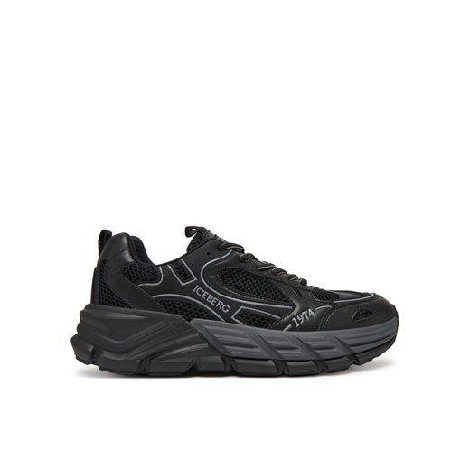 Iceberg Sneakersy IU1706 Czarny ze sklepu MODIVO w kategorii Buty sportowe męskie - zdjęcie 182647849