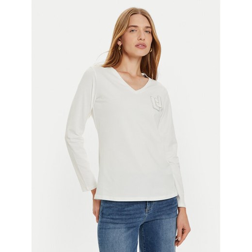 Liu Jo Sport Bluzka TF4211 JS088 Biały Regular Fit ze sklepu MODIVO w kategorii Bluzki damskie - zdjęcie 182647895