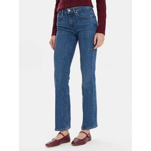 Tommy Hilfiger Jeansy WW0WW45009 Niebieski Bootcut Fit ze sklepu MODIVO w kategorii Jeansy damskie - zdjęcie 182647927