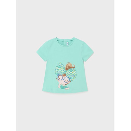 Mayoral T-Shirt 1014 Niebieski Regular Fit ze sklepu MODIVO w kategorii Koszulki niemowlęce - zdjęcie 182647969