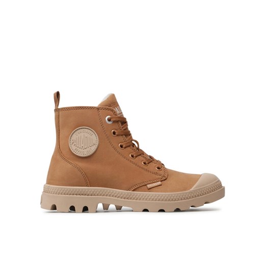 Palladium Trapery Pampa Hi Zip Wl 95982-252-M Brązowy ze sklepu MODIVO w kategorii Workery damskie - zdjęcie 182647977