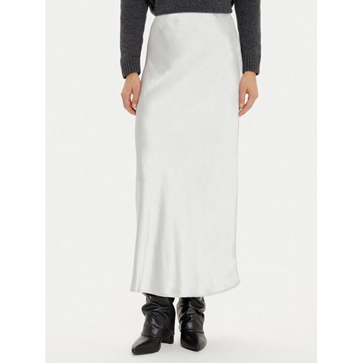 Vila Spódnica midi Lisa 14104074 Szary Slim Fit ze sklepu MODIVO w kategorii Spódnice - zdjęcie 182647978