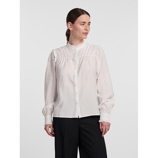 YAS Koszula 26030892 Biały Regular Fit ze sklepu MODIVO w kategorii Koszule damskie - zdjęcie 182647996