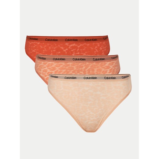Calvin Klein Underwear Komplet 3 par fig brazylijskich 000QD5225E Kolorowy ze sklepu MODIVO w kategorii Majtki damskie - zdjęcie 182648007