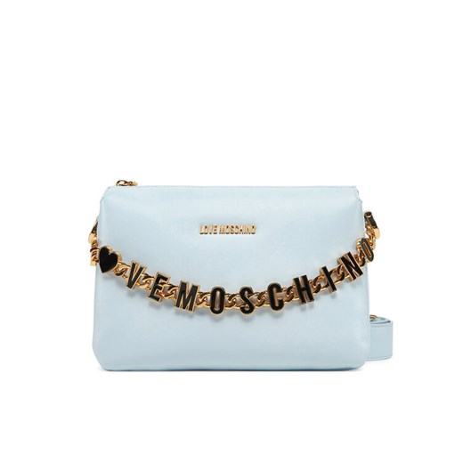 LOVE MOSCHINO Torebka JC4072PP1ML1371A Błękitny ze sklepu MODIVO w kategorii Torebki damskie - zdjęcie 182648018