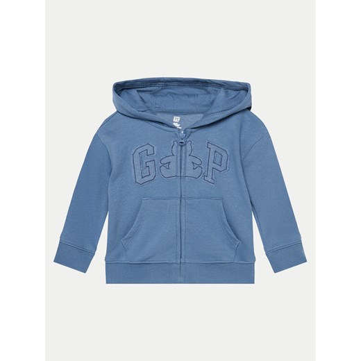 Gap Bluza 876608-00 Niebieski Regular Fit ze sklepu MODIVO w kategorii Bluzy chłopięce - zdjęcie 182648288