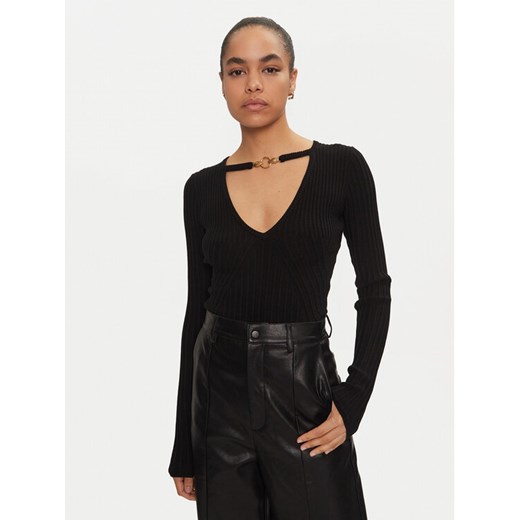 Just Cavalli Sweter 77PAFM36 Czarny Slim Fit ze sklepu MODIVO w kategorii Swetry damskie - zdjęcie 182648305