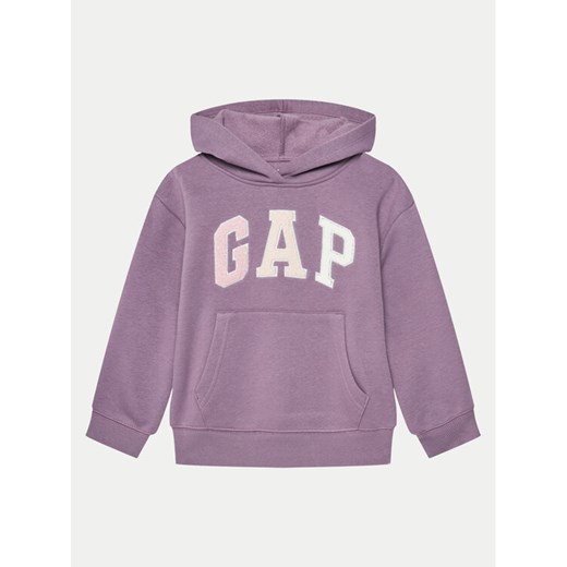Gap Bluza 633948-02 Fioletowy Regular Fit ze sklepu MODIVO w kategorii Bluzy chłopięce - zdjęcie 182648379