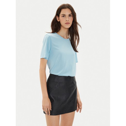 Pieces T-Shirt Anora 17148789 Niebieski Regular Fit ze sklepu MODIVO w kategorii Bluzki damskie - zdjęcie 182648448