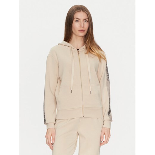 Guess Bluza W5RQ03 KBYE2 Beżowy Regular Fit ze sklepu MODIVO w kategorii Bluzy damskie - zdjęcie 182648485