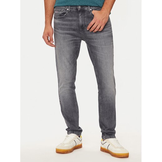 Tommy Jeans Jeansy Austin DM0DM20391 Szary Slim Fit ze sklepu MODIVO w kategorii Jeansy męskie - zdjęcie 182648535