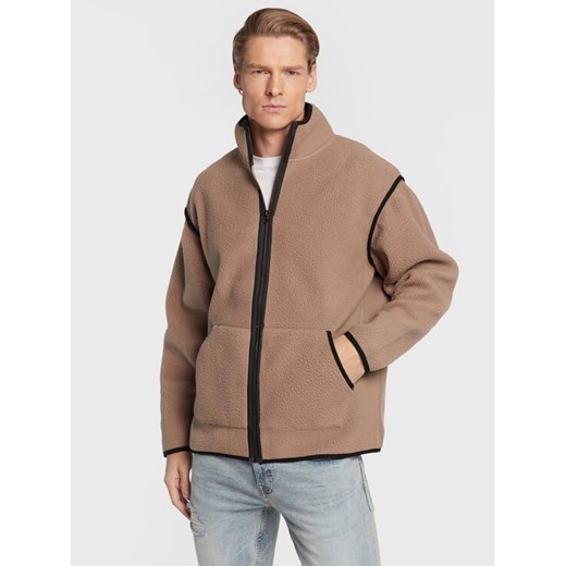Redefined Rebel Polar Gregory 213184 Beżowy Loose Fit ze sklepu MODIVO w kategorii Bluzy męskie - zdjęcie 182648589