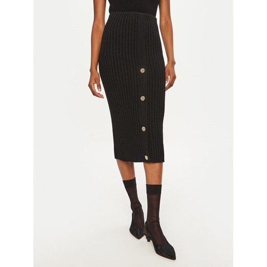 ViCOLO Spódnica midi 55017S Czarny Slim Fit ze sklepu MODIVO w kategorii Spódnice - zdjęcie 182648628