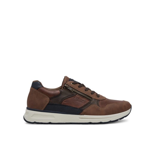 Rieker Sneakersy B0701-24 Brązowy ze sklepu MODIVO w kategorii Buty sportowe męskie - zdjęcie 182648645