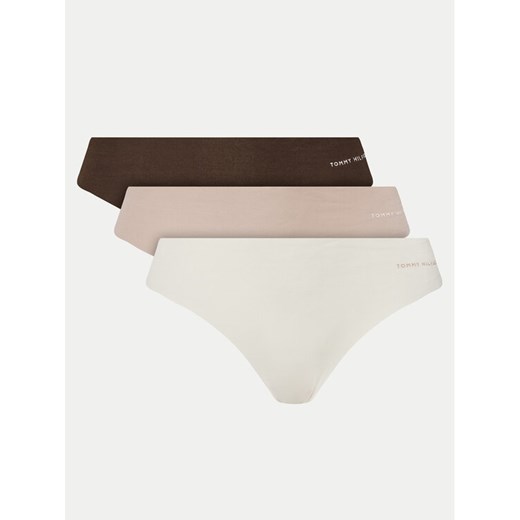 Tommy Hilfiger Komplet 3 par fig brazylijskich UW0UW03871 Kolorowy ze sklepu MODIVO w kategorii Majtki damskie - zdjęcie 182648809