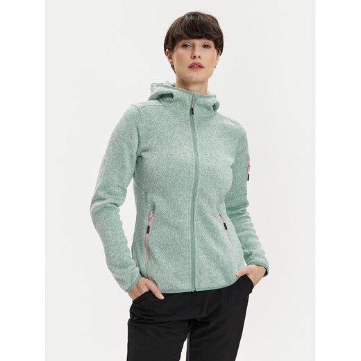 CMP Bluza 3H19826 Zielony Regular Fit ze sklepu MODIVO w kategorii Bluzy damskie - zdjęcie 182648859