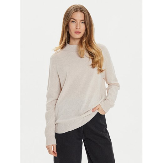 TWINSET Sweter 242TT3480 Écru Loose Fit ze sklepu MODIVO w kategorii Swetry damskie - zdjęcie 182648877