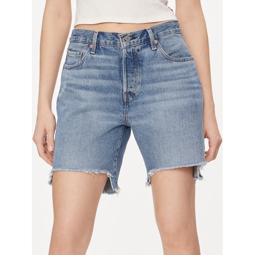 Levi's® Szorty jeansowe 501® 90's A1962-0020 Niebieski Loose Fit ze sklepu MODIVO w kategorii Szorty - zdjęcie 182648897