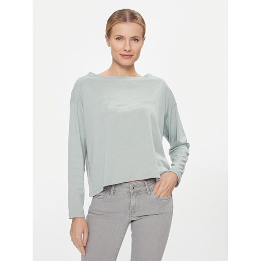 Pepe Jeans Bluzka Hope PL505739 Zielony Relaxed Fit ze sklepu MODIVO w kategorii Bluzki damskie - zdjęcie 182648928