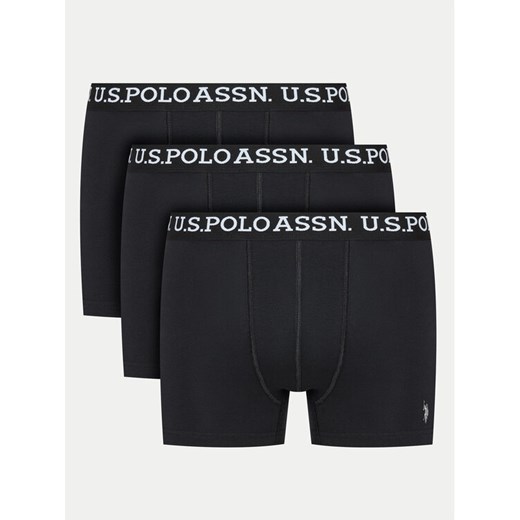U.S. Polo Assn. Komplet 3 par bokserek MUP3438 Czarny ze sklepu MODIVO w kategorii Majtki męskie - zdjęcie 182649038