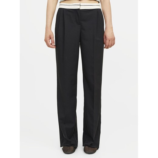 JJXX Spodnie materiałowe Ellis 12261522 Czarny Loose Fit ze sklepu MODIVO w kategorii Spodnie damskie - zdjęcie 182649177