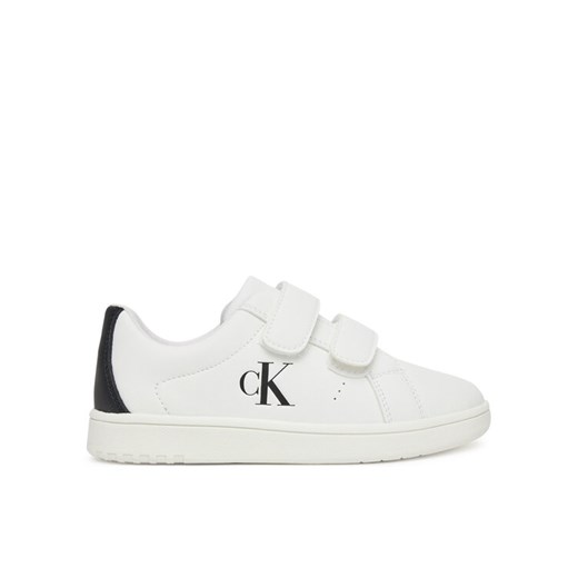 Calvin Klein Jeans Sneakersy Low Cut Lace Velcro Sneaker V1X9-82080-1355 S Biały ze sklepu MODIVO w kategorii Buty sportowe dziecięce - zdjęcie 182649195