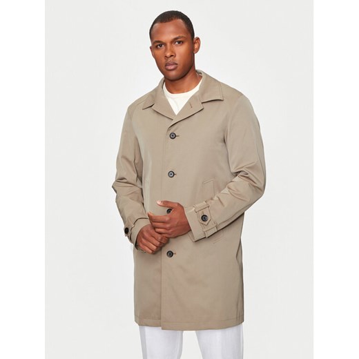 JOOP! Płaszcz przejściowy 230Steven 30040618 Brązowy Regular Fit ze sklepu MODIVO w kategorii Płaszcze męskie - zdjęcie 182649207