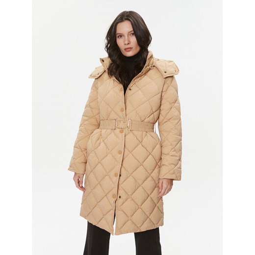 TWINSET Kurtka zimowa 232TP2240 Beżowy Regular Fit ze sklepu MODIVO w kategorii Kurtki damskie - zdjęcie 182649229