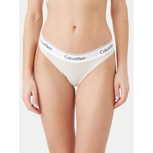 Calvin Klein Underwear Figi klasyczne 0000F3787E Beżowy ze sklepu MODIVO w kategorii Majtki damskie - zdjęcie 182649397