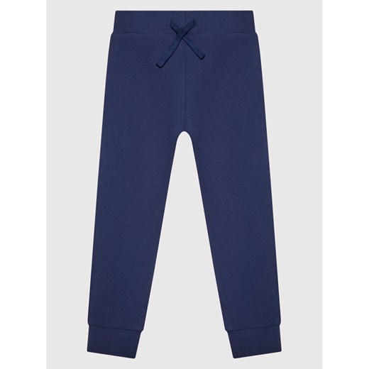 United Colors Of Benetton Spodnie dresowe 3J68CF01P Granatowy Regular Fit ze sklepu MODIVO w kategorii Spodnie chłopięce - zdjęcie 182649407
