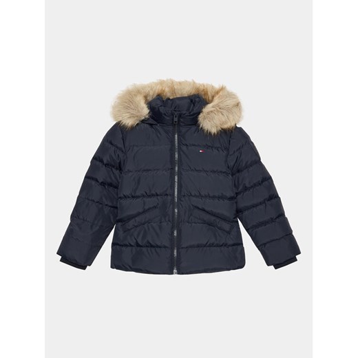Tommy Hilfiger Kurtka zimowa KG0KG07399 M Granatowy Regular Fit ze sklepu MODIVO w kategorii Kurtki chłopięce - zdjęcie 182649459