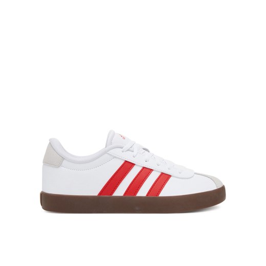 adidas Sneakersy VL COURT 3.0 K IH3484 Biały ze sklepu MODIVO w kategorii Buty sportowe dziecięce - zdjęcie 182649487