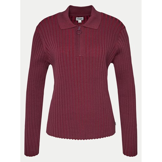 Wrangler Sweter 112356484 Fioletowy Regular Fit ze sklepu MODIVO w kategorii Swetry damskie - zdjęcie 182649516