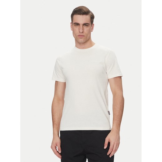 SCHOTT N.Y.C. T-Shirt Tsstuarts Biały Standard Fit ze sklepu MODIVO w kategorii T-shirty męskie - zdjęcie 182649578