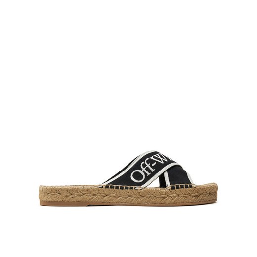 Off-White Espadryle OWIB012S23FAB0011001 Czarny ze sklepu MODIVO w kategorii Espadryle damskie - zdjęcie 182649586