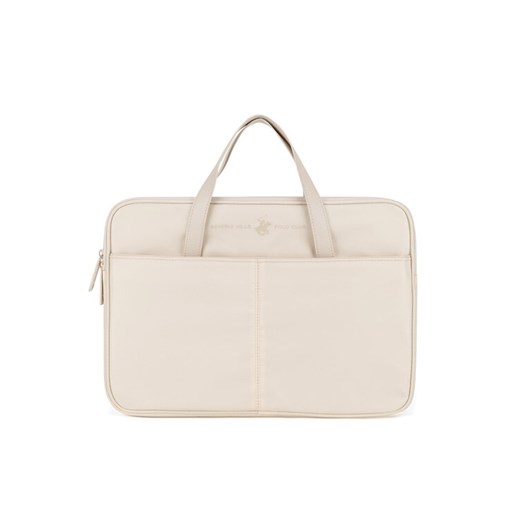 Beverly Hills Polo Club Torba na laptopa BHPC-K-027-06 Beżowy ze sklepu MODIVO w kategorii Torby na laptopa - zdjęcie 182649598