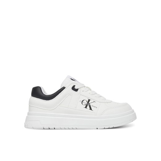 Calvin Klein Jeans Sneakersy Low Cut Lace-Up Sneaker V3X9-82090-1355 M Biały ze sklepu MODIVO w kategorii Buty sportowe dziecięce - zdjęcie 182649615