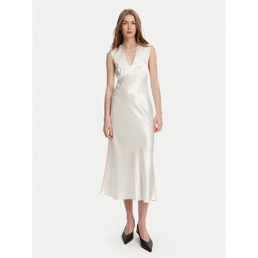 Max Mara Sukienka koktajlowa Glizia 2516221048 Biały Regular Fit ze sklepu MODIVO w kategorii Sukienki - zdjęcie 182649616