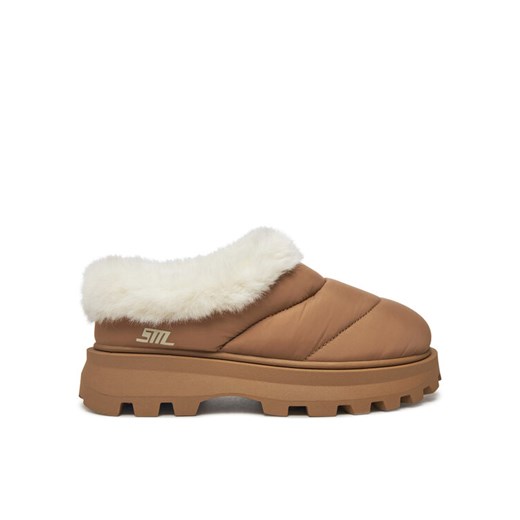 Steve Madden Kapcie Fireplace SM11003422 Brązowy ze sklepu MODIVO w kategorii Kapcie damskie - zdjęcie 182649636