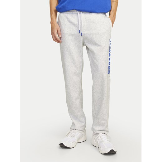 Jack&Jones Spodnie dresowe Gordon 12258477 Szary Regular Fit ze sklepu MODIVO w kategorii Spodnie męskie - zdjęcie 182649719