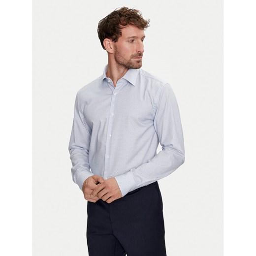 Boss Koszula H-Hank-Kent-C1-214 50512852 Błękitny Slim Fit ze sklepu MODIVO w kategorii Koszule męskie - zdjęcie 182649736