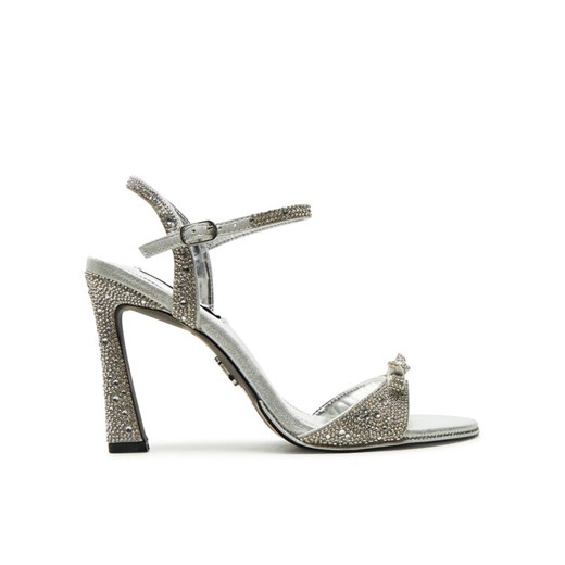 Steve Madden Sandały Chanter SM11003439-04004-968 Srebrny ze sklepu MODIVO w kategorii Sandały damskie - zdjęcie 182649738