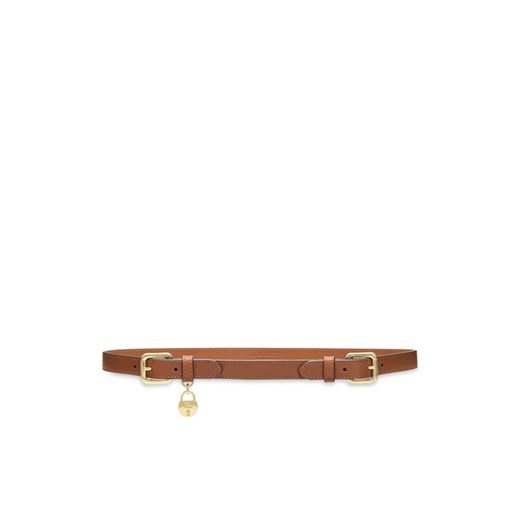 LAUREN RALPH LAUREN Pasek Damski 412917963002 Brązowy ze sklepu MODIVO w kategorii Paski damskie - zdjęcie 182649849