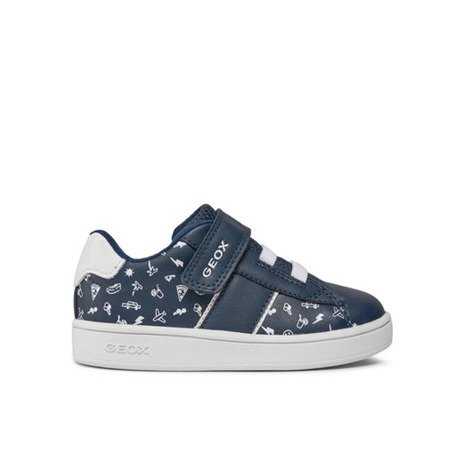 Geox Sneakersy B Eclyper Boy B455LA 00454 C4211 Granatowy ze sklepu MODIVO w kategorii Trampki dziecięce - zdjęcie 182649856